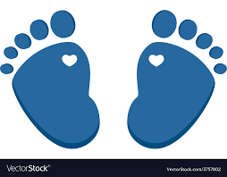 Small footprint to the world. Transparent Baby Boy Footprints Novocom Top