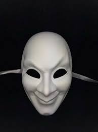 Black And White Masquerade Masks Full Face Amazon Com Full Face Unpainted Blank Mask Mens Masquerade Mask For Costume Party Diy Mask Beauty Mens Masquerade Mask Masquerade Mask Mask