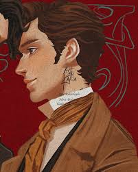 This is the 2nd out of 5 character illustrations I did for Steven Sy's  sapphic-fantasy romance novel that is coming out