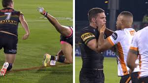 Großdeutschland and panther from pz. Nrl 2020 Moses Mbye Vs Nathan Cleary Kick Penrith Panthers Vs Wests Tigers Round 16