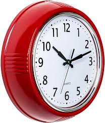 bernhard products retro wall clock 9.5