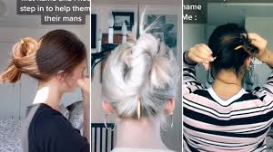 Take the rest of your hair and make a ponytail. Tiktok Has Created A Money Heist Pencil Bun Challenge See Videos Allure