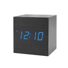 Dx > automobiles & motorcycles > auto replacement parts > gauges > clocks. Digital Alarm Clock Square Black With Blue Numbers Estore