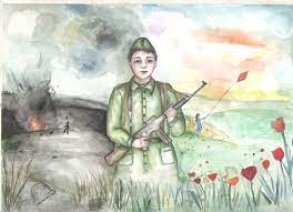 Рисунок ибрагимовой алины (9 лет), оренбургская область, село. Startoval Konkurs Detskih Risunkov I Sochinenij Podvig I Slava Zvezda Altaya