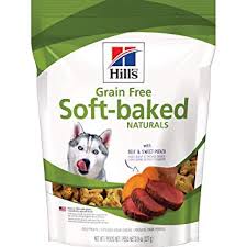 Hills Grain Free Dog Treats Soft Baked Naturals 8 Oz Bag