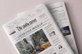 This Is A Psd Newspaper Mockup To Showcase Your Editorial Designs It Includes The Front And Back Newspaper Cover To Let Free Mockup Newspaper Cover Mockup