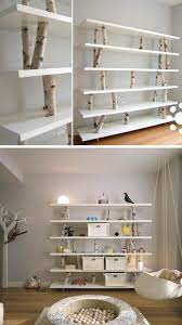 Und selbst die bauanleitung für ein solches stück geht in der regel leicht von der hand. Fantastische Originelle Regale Mit Birkenstammen Hol Dir Die Natur In Deine Wohnung Ideen Zum Selbermachen Fur Zu Hause Zimmer Dekor Ideen Diy Deko Ideen