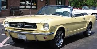 Image result for Sunlight Yellow 1964 Mustang