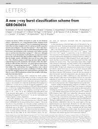 Pdf A New Ray Burst Classification Scheme From Grb060614