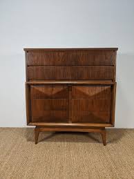 Check spelling or type a new query. Mid Century Modern Walnut Diamond Front Highboy Dresser By United Epoch