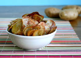 Add foil or parchment paper to a baking sheet and add cooking spray. Baked Potato Chip Recipe Busy Mommy