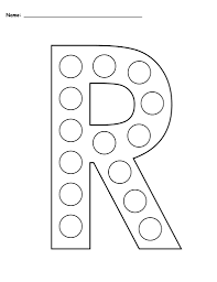 Find your free dot marker printables here! Letter R Do A Dot Printables Uppercase Lowercase Supplyme