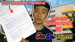 Saat masa berlaku kontrak habis, pihak indomaret akan melakukan evaluasi apakah kerjasama ini bisa dilanjutkan. Kontrak Kerja Di Indomaret Berapa Lama Kontrak Kerja Di Indomaret Youtube