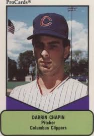 Darrin Chapin 1991 Line Drive AAA #103 Columbus Clippers