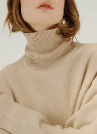 Check spelling or type a new query. Pull Col Roule Beige Oversized Femme En Laine Merinos