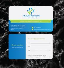 We strive to ensure all patients receive care in a timely and professional . Modern Professional Medical Centre Business Card Design For Health Matters Medical Centre By Zumur 2 Design 23243518