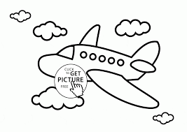 ✓ free for commercial use ✓ high quality images. Airplane In The Sky Coloring Page For Kids Transportation Coloring Pages Printables Fr Simple Airplane Drawing Airplane Coloring Pages Coloring Pages For Kids
