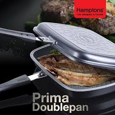 Us 86 87 50 Hamptons Double Pan Frying Pan Diamond Coated Cookware Made In Korea Gg17 052 The Hamptons German Kitchen Pan