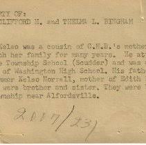 1960 letter from Richard Nixon to Charles Kelso