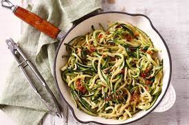 Zucchini Noodle With Anchovy Garlic And Chilli Butter Recipe Zucchini Noodles Recipes Meals