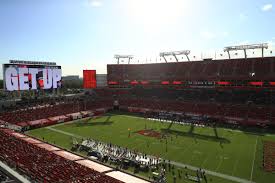 Check out some great new renovations of the buccaneers stadium. Super Bowl 55 Covid 19 Policy Tampa Stadium To Have 20 Attendance For The February Game Draftkings Nation