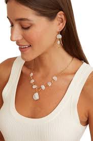 NWT CHAN LUU MOONSTONE PEARL LUNA PENDANT GEMSTONE GOLD CHAIN NECKLACE 345