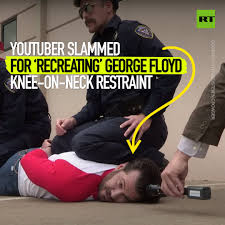 It has been a painful two days in minneapolis following the death of george floyd in police custody. Rt A Youtuber Has Been Criticized For Claiming To Have Re Created The Infamous Knee On Neck Restraint That Led To George Floyd S Death Steven Crowder A Bro Caster Whose Show Seems To Mostly Feature