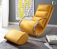 Dieser tolle relaxsessel in gelb ist drehbar und verfügt zudem über eine schaukelfunktion. Relaxsessel York Gelb Mit Hocker
