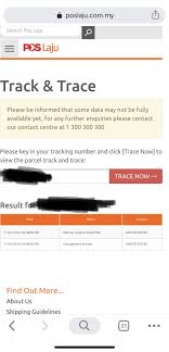 My item is delivered to another person! Poslaju Website Down