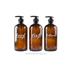 Maybe you would like to learn more about one of these? Hand Soap Dish Soap Lotion Label Set Glass Soap Dispenser Bottle Vinyl Decals Handwritten Script Style Letter Set Of 3 Wish
