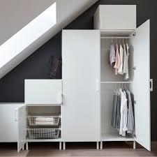 Regalsystem Flexibel Gestalten Platsa Macht Platz Regalsystem Kleiderschrank Jugendzimmer Kleiderschrank Fur Dachschrage