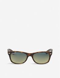 New wayfarer matte low bridge fit new wayfarer light ray Ray Ban Tortoiseshell Matte Finish Wayfarer Sunglasses Rb2132 52 Selfridges Com