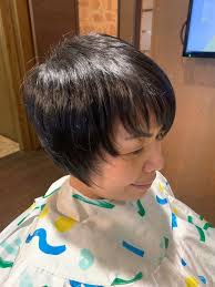 くせ毛カット 髪質改善トリートメント 東大阪 河内花園 美容室花時計 くせ毛 ショートカット 美容