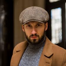 Tweed News Boy Hat