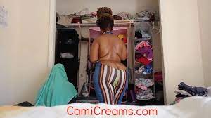 Free Large Butt Black Booty Crack Nude in Constricted Tiny Panties big  beautiful woman Oiled Asscrack back Bulky - Cami Creams Porn Video - Ebony 8