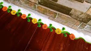 Beautiful Rangoli Rangoli Border Design For Diwali 2019 But now i cant apply the green left border which is quite important in this particular setup. rangoli border design for diwali 2019