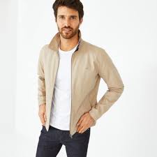 Faguo — blouson déperlant sologne. Blouson Cirino Deperlant Beige Eden Park
