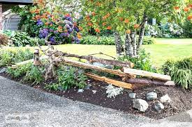 Wood split rail fences are very simple and interesting to install even on your own. Creating A Split Rail Fence Garden Funky Junk Interiors