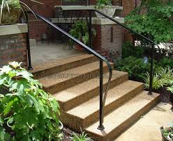 Since they are adjustable, you can accommodate multiple stair heights. Perpetua Iron Simple Railing Page 2