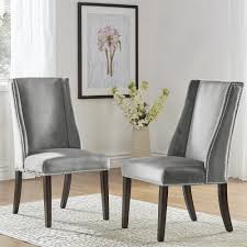 Seat measures 20 w x 19 d x 18.5 h; Inspire Q Geneva Ii Velvet Wingback Hostess Chairs Set Of 2 By Bold Walmart Com Walmart Com