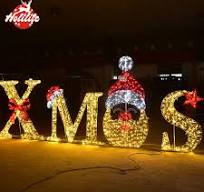 XMAS LED Motif Light Giant Christmas Letter Display with ...