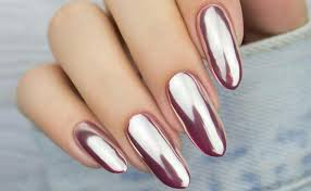 Ushion Sliver Chrome Nail Powder Effect Over Red Hot Pink Gel Glitter Mirror Nail Pigment Powder 1 0g Jar 2 Applicators Amazon Co Uk Beauty If your nails are designed with red and pink this will turn out to be a fashionable look.