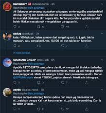 Jangan simpan atau guna air secara berlebihan. Gangguan Bekalan Air Di Selangor Dijangka Berlanjutan Sehingga 4 Hari