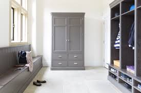 Boot Rooms Humphrey Munson Kitchens Dark Colour Units Light Walls Boot Room Bespoke Kitchen Design Boot Room Storage
