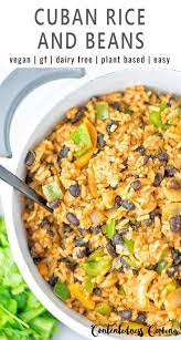 Cuban Rice And Beans Contentedness Cooking Recipe Vegan Dinners Healthy Recipes Vegetarian