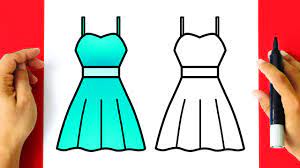 Los niños son súper creativos y dibujar y pintar es una de las cosas que más les gusta hacer. Como Desenhar Um Vestido Lindo Como Dibujar Un Vestido Facil How To Draw A Dress Easy Youtube