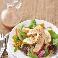 Recipes like grilled chicken taco salad and chipotle chicken, halloumi & grilled romaine salad are nutritious, tasty and celebrate grilling season. Asian Chicken Salad Healthy Chicken Salad Recipe Asian Chicken Salad Recipe Salad Side Dishes