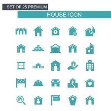 House Icons Set Blue House Icons Blue Icons House Png And Vector With Transparent Background For Free Download Home Icon Icon Set Icon