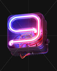 2500 x 1800 px smart object: 9 From Cyberpunk Neon Font On Yellow Images Creative Fonts