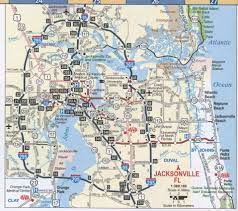 Street Map Of Jacksonville Florida Jacksonville Fl Road Map, Free Map Highway Jacksonville City Surrounding  Area
